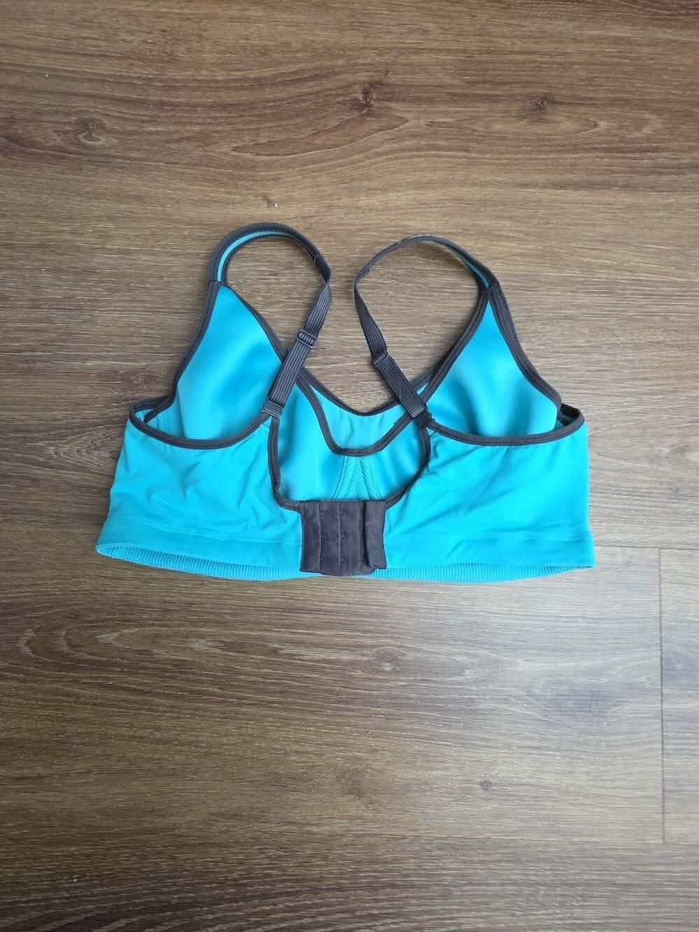 Victoria's Secret VSX Sport High-Impact Underwire Sports Bra Turquoise 36DD - Picture 3 of 7